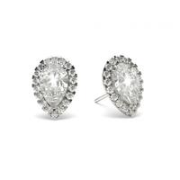 3 Prong Setting Halo Earring