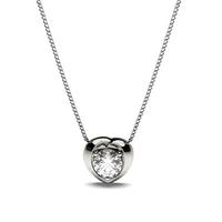 3 Prong Setting Classic Solitaire Pendant