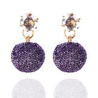 3 Colors Hot Summer Bohemia Fashion Elegant Rhinestone Ball Drop Earrings For Women Fine Jewelry Accessories Gift