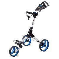 3-Wheel Golf Push/Pull Trolley White/Blue