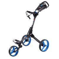 3-Wheel Golf Push/Pull Trolley Charcoal/Blue