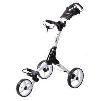 3-Wheel Golf Push/Pull Trolley White/White