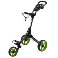 3 wheel golf pushpull trolley blackgreen
