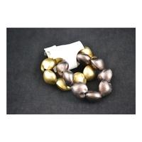3 X Metallic Beaded Bracelets