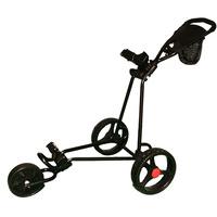 3 Wheel Black Push/Pull Golf Trolley