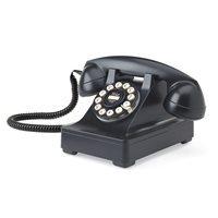 302 CORDED RETRO TELEPHONE in Black