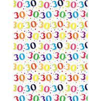 30th Birthday Gift Wrap