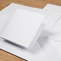 30 White Card Blanks with Envelopes 306802