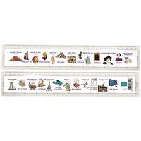 30cm History Timeline Ruler