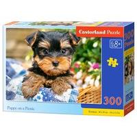 300 Piece Castorland Puppy On A Picnic Jigsaw Puzzle