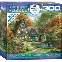 300 Piece Eurographics White Swan Cottage Puzzle