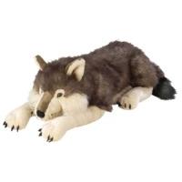 30 lying wolf soft toy