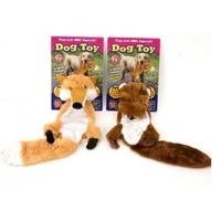 30cm Deluxe Soft Skin Toy With Squeak In Head Or Tail - 2 Assorted Designs.