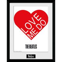 30 x 40cm The Beatles Love Me Do Framed Collector Print