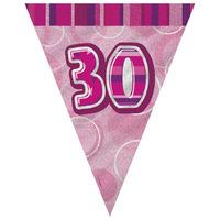 30th Birthday Party Pennant Bunting