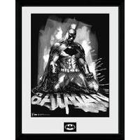 30 x 40cm Batman Comic Paint Framed Collector Print