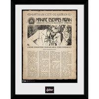 30 x 40cm Batman Comic Joker Escpaes Framed Collector Print