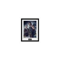 30 x 40cm The Walking Dead Carol & Daryl Framed Collector Print