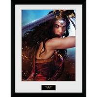 30 x 40cm wonder woman cross framed collector print