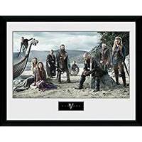 30 x 40cm vikings beach framed collector print