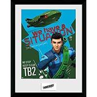 30 x 40cm Thunderbirds Are Go Thunderbird 2 Framed Collector Print