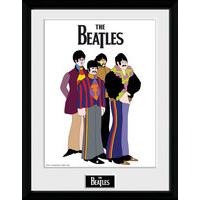 30 x 40cm The Beatles Yellow Submarine Group Framed Collector Print