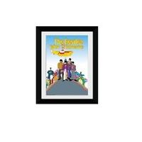 30 x 40cm The Beatles Yellow Submarine Framed Collector Print