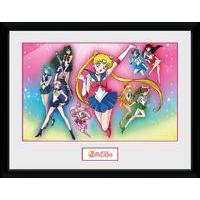 30 x 40cm Sailor Moon Burst Framed Collector Print