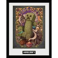 30 x 40cm Minecraft Creeper Nouveau Framed Collector Print