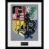 30 x 40cm Harry Potter Letter Crests Framed Collector Print