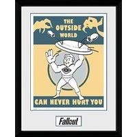 30 x 40cm fallout outside framed collector print