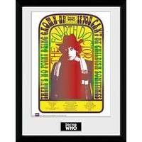 30 x 40cm Doctor Who Spacetime Tour 4th Doctor Framed Collector Print