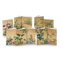 30 Japanese Painted Panel Cards