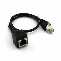 30cm RJ45 Male to Female Ethernet Extension Cable for Local Area Network LAN