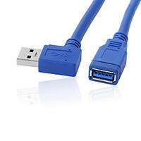 30cm usb 30 right angle 90 degree extension cable male to female adapt ...