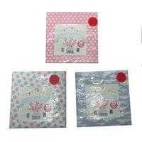 30 Pack of Lunch Napkins - Pink with White Hearts