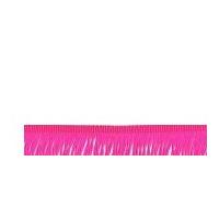 30cm loop dress fringe trimming fluorescent pink