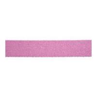 30mm essential trimmings cotton acrylic webbing tape pastel pink