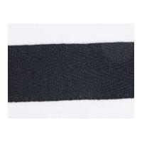 30mm essential trimmings herringbone webbing tape black