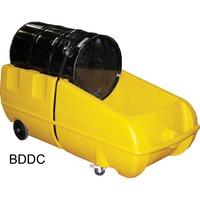 300kg bunded drum trolley black 250 litre capacity