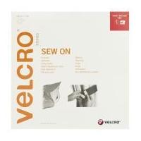 30mm Velcro Sew On Hook & Loop Tape White