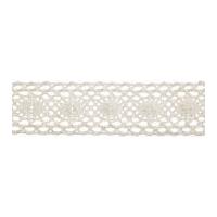 30mm Bowtique Cotton Lace Trimming Cream