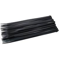 30pc 48 x 250mm cable tie black