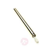 30.5 cm extension rod in polished brass