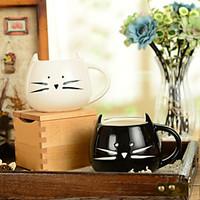 300ml ceramic innovative cat pattern cup 51x43x37