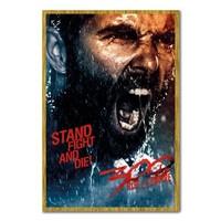 300 rise of an empire stand fight and die poster oak framed 965 x 66 c ...