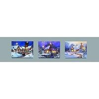 30 x 40cm canvas winter scene with led lights christmas please note yo ...
