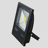 30W Warm/Cool White Color IP65 Outdoor Led Floodlight Black Ultra Thin Led Bulb (AC85-265V)