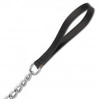 30 x 34 black heavy chain dog lead