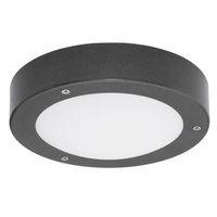 30907 Vento 1 LED Outdoor Galvanised Steel Wall Light Black